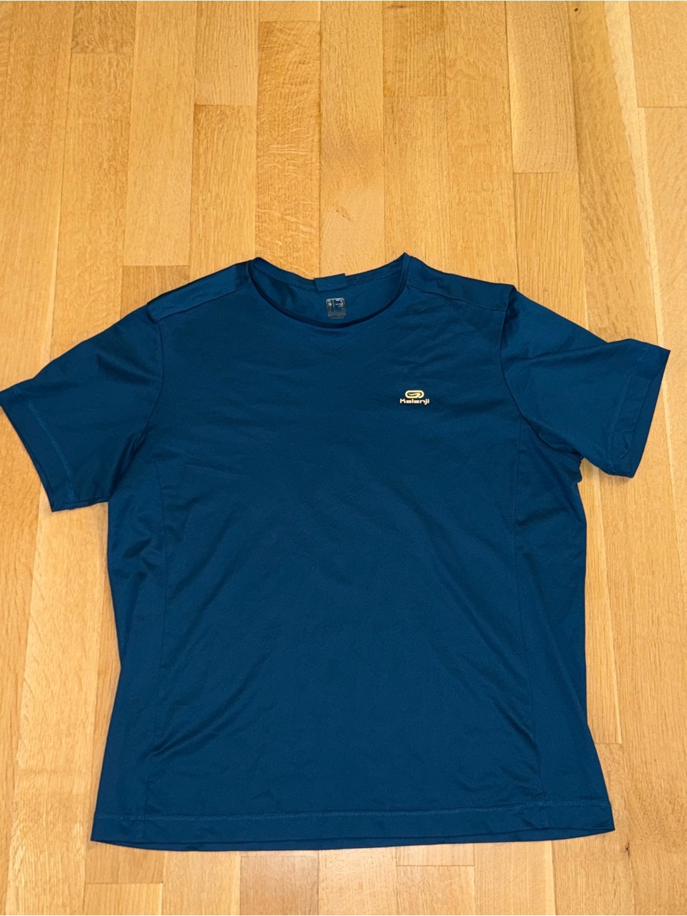 Men's Short Sleeve Crew Tee in Teal with Small Chest Logo